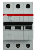 2cds213001r0164-sh203-c16 ABB Compact Home SH200 MCB, 3P, 16A Curve C, 440V AC, 6 kA Breaking Capacity