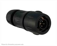 uts6jc8e4p Souriau Sunbank by Eaton Circular Connector, 4 Contacts, Cable, Standard Connector, Socket, Male, IP68, IP69K, UTS