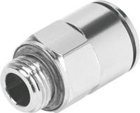 npqm-d-g18-q4-p10 Festo Straight Threaded Adaptor, G 1/8 Male to Push In 4 mm, Threaded-to-Tube Connection Style, 558661