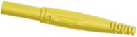 669155-24 Staubli Yellow Female Banana Socket, 4 mm Connector, Screw Termination, 32A, 1000V, Nickel Plating