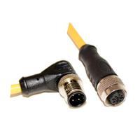c4bc05m010 Mueller Electric Male 4 way Right Angle Male Connector to Female 4 way Straight Female Sensor Actuator Cable, 10 m
