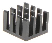 ick-bga-14x14x10 Fischer Elektronik Heatsink, Universal Square Alu, 27.4K/W, 14 x 14 x 10mm, Adhesive Foil, Conductive Foil