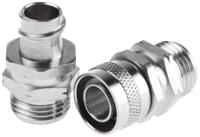 7tca296020r0069-sp12pg9b Adaptaflex Swivel, Conduit Fitting, 12mm Nominal Size, PG9, Brass, Silver IP54 rating