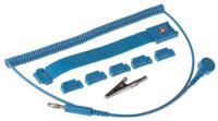 798-9284 RS PRO ESD Grounding Wrist Strap & Cord Set With 4 mm Stud