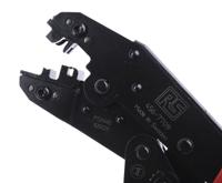 456-7709 RS PRO Hand Ratcheting Crimp Tool for Flag Shoe Flat Connectors, 0.75 → 2.5mm² Wire