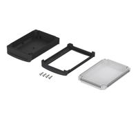 48332251hmt1 Bopla BoVersa Series Black, Transparent Polycarbonate General Purpose Enclosure, 134.9 x 88 x 42mm