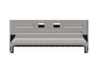1-2379397-5 TE Connectivity, Mini Cool Edge I/O Surface Mount Mini I/O Connector Plug, 74 Way, Shielded