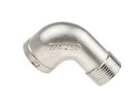 499-3338 RS PRO Stainless Steel Pipe Fitting, 90° Circular Elbow, Female R 3/4in x Male R 3/4in