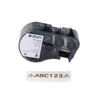 177007 Brady B-430 Black on Transparent Black Print Label Roll, 25.4mm Width, 1Per Pack Qty