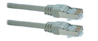 spe192195-05gs Decelect, 500mm Cat6a, Gray RJ45 to RJ45, Shielded PVC, Terminated
