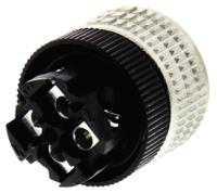 xzcc12fcm40b Telemecanique Sensors Circular Connector, 4 Contacts, Cable Mount, M12 Connector, Socket, Female, IP67, XZCC Series