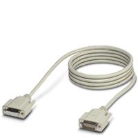 1656275 Phoenix Contact Male 15 Pin D-sub to Female 15 Pin D-sub Serial Cable, 2m PVC