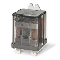 668280244000 Finder Flange Mount Power Relay, 24V Coil, 30A Switching Current, DPDT
