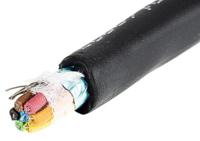 25196-bk005 Alpha Wire Xtra-Guard 2 Performance Cable Control Cable, 6 Cores, 0.35 mm² 22 AWG, Screened, 30 m, Black Polyvinyl