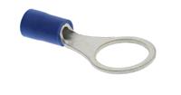 fvws2-10 JST, FV Insulated Ring Terminal, 10mm Stud Size, 1mm² to 2.6mm² Wire Size, Blue
