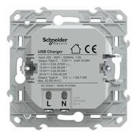 s340403 Schneider Electric Anthracite, 1 Gang, Ovalis C Series