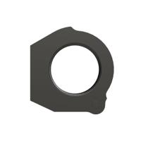 bsh-r29 One Piece Tube Clamp, Conduit Fitting, 29mm Nominal Size, Polyamide 6, Black