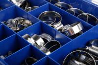 hgsab2 HI-GRIP 76 Piece Stainless Steel Worm Drive Hose Clip Kit, 9.5 → 12mm and 35 → 50mm Inside Diameter