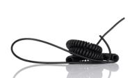 208-0197 RS PRO Coiled 0.14 mm² 4 Core Power Cable, Black TPU, 0.5m