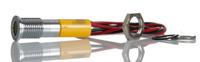 249-4325 RS PRO Yellow Panel Mount Indicator, 24V dc, 8mm Mounting Hole Size, Lead Wires Termination, IP67