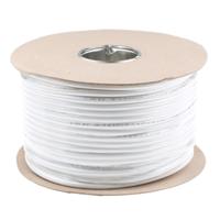 775-6132 RS PRO 3183Y 1.5 mm² 3 Core Power Cable, H05VV-F, White PVC, 100m