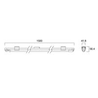 45167 Sylvania 18 W LED Batten Light, 240 V LED Batten, 1.5 m Long, IP20