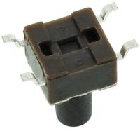 fsm8jsma TE Connectivity Black Button Tactile Switch, SPST 50 mA @ 24 V dc 5.9mm Surface Mount