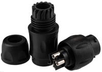 uts1jc124pscr Souriau Sunbank by Eaton Circular Connector, 4 Contacts, In-Line, Standard Connector, Plug, Male, IP68, IP69K, UTS