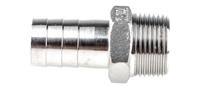 499-3776 RS PRO Stainless Steel Pipe Fitting, Straight Hexagon Hose Nipple, Male R 1in x Male