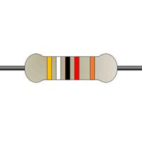 mfr-25fte52-39k Yageo 39kΩ Metal Film Fixed Resistor 0.25W ±1% MFR-25FTE52-39K