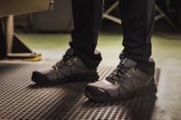 6322-9 S.24 KOMET S1P Unisex Black, Grey, Yellow CROSSFIBRE Toe Capped Safety Trainers, UK 9, EU 43