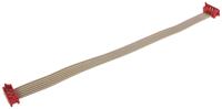 1483351-1 TE Connectivity Micro-MaTch Series Flat Ribbon Cable, 6-Way, 1.27mm Pitch, 100mm Length, Micro-MaTch IDC to Micro-MaTch