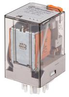 601380120040 Finder Plug In Power Relay, 12V ac Coil, 10A Switching Current, 3PDT