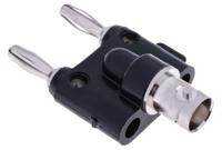 bp880 Fluke Black, Male Test Connector Adapter With Nickel Plated Beryllium Copper contacts and Nickel Plated