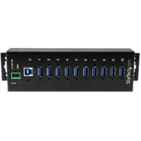 st1030usbm StarTech.com 10 Port USB 3.0 USB A  Hub, Terminal Connector Powered, 198 x 56 x 31mm