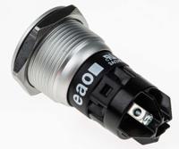 82-55521000 EAO 82 Series Push Button Switch, Momentary, Panel Mount, 19mm Cutout, SPDT, 240V, IP65, IP67