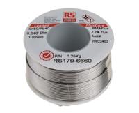 179-6660 RS PRO Wire, 1mm Lead solder, 183°C Melting Point