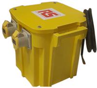 122-6708 RS PRO 5.0 kVA Intermittent 5 Mins on 15 Mins off Site Transformer, 230V ac Primary, 110 (55V Secondary, 2 x 16A O/P