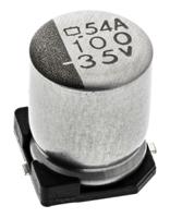 emva350ara101mf80g CHEMI-CON 100μF Aluminium Electrolytic Capacitor 35V dc, Surface Mount - EMVA350ARA101MF80G