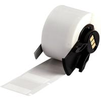 m6-19-417 Brady B-417 White, Transparent Label, 25.40mm Width, 9.53mm Height, 250 Qty
