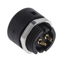 09-0974-00-02 binder Circular Connector, 2 Contacts, Panel, Subminiature Connector, Socket, Female, IP40, 710 Series