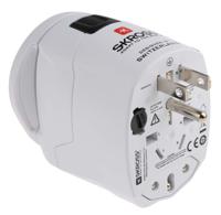 691-0896 SKROSS Australia, Europe, Italy, Switzerland, UK, USA to Australia, Italy, Switzerland, UK, US Travel Adapter, Rated At