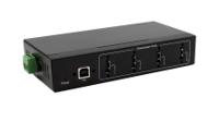 ex-11214hmvs Exsys 4 Port USB 2.0 USB A, USB B  Hub, Terminal Connector Powered, 158 x 80.70 x 32.20mm