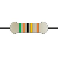 mf0207fte52-510k Yageo 510kΩ Metal Film Fixed Resistor 0.6W ±1% MF0207FTE52-510K