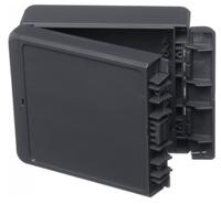 96033224-b-141306-abs-7024 Bopla Bocube Series Graphite Grey ABS Enclosure, IP66, IP68, Graphite Grey Lid, 151 x 125 x 60mm