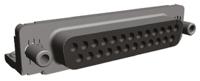 5745783-6 TE Connectivity Amplimite HD-20 25 Way Right Angle Through Hole D-sub Connector Socket, 2.75mm Pitch, with 4-40 UNC,