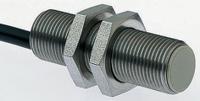 e2as18ks08wpc12m Omron Inductive Threaded Barrel Proximity Sensor, M18, 8 mm Detection, NPN NO, 12 → 24 V dc