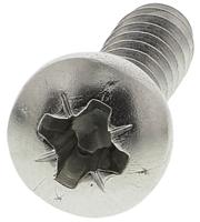 521-620 RS PRO Plain Stainless Steel Pan Head Self Tapping Screw, N°8 x 3/4in Long 19mm Long