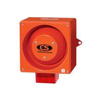yl80dlrrfwr Clifford & Snell YL80 Series Red Sounder Beacon, 24 V dc, IP66, Wall Mount, 116dB at 1 Metre