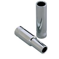 rhl-12 SAM 1/4 in Drive 12mm Deep Socket, 6 point, 50 mm Overall Length